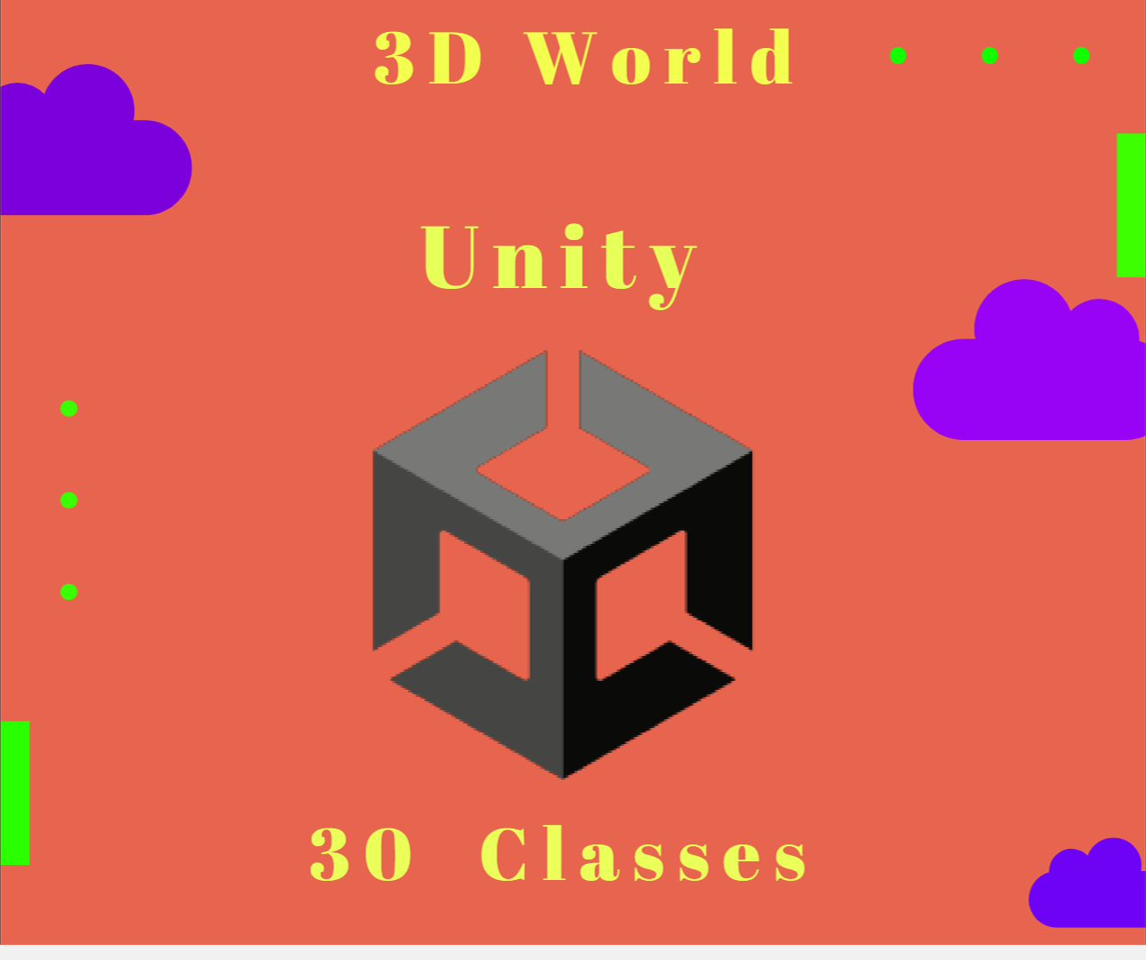Unity 3D games  - 30 classes